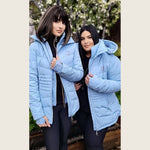 Dressage Queen Dream - Ice Blue Duck Down Riding Jacket - Dressage Queen Dream - Equiluxe Tack