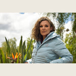 Dressage Queen Dream - Ice Blue Duck Down Riding Jacket - Dressage Queen Dream - Equiluxe Tack
