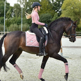 Equestrian Stockholm Dressage Saddle Pad Pink Pearl