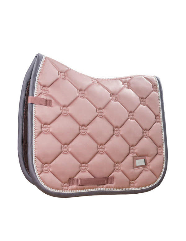Equestrian Stockholm Dressage Saddle Pad Pink Pearl