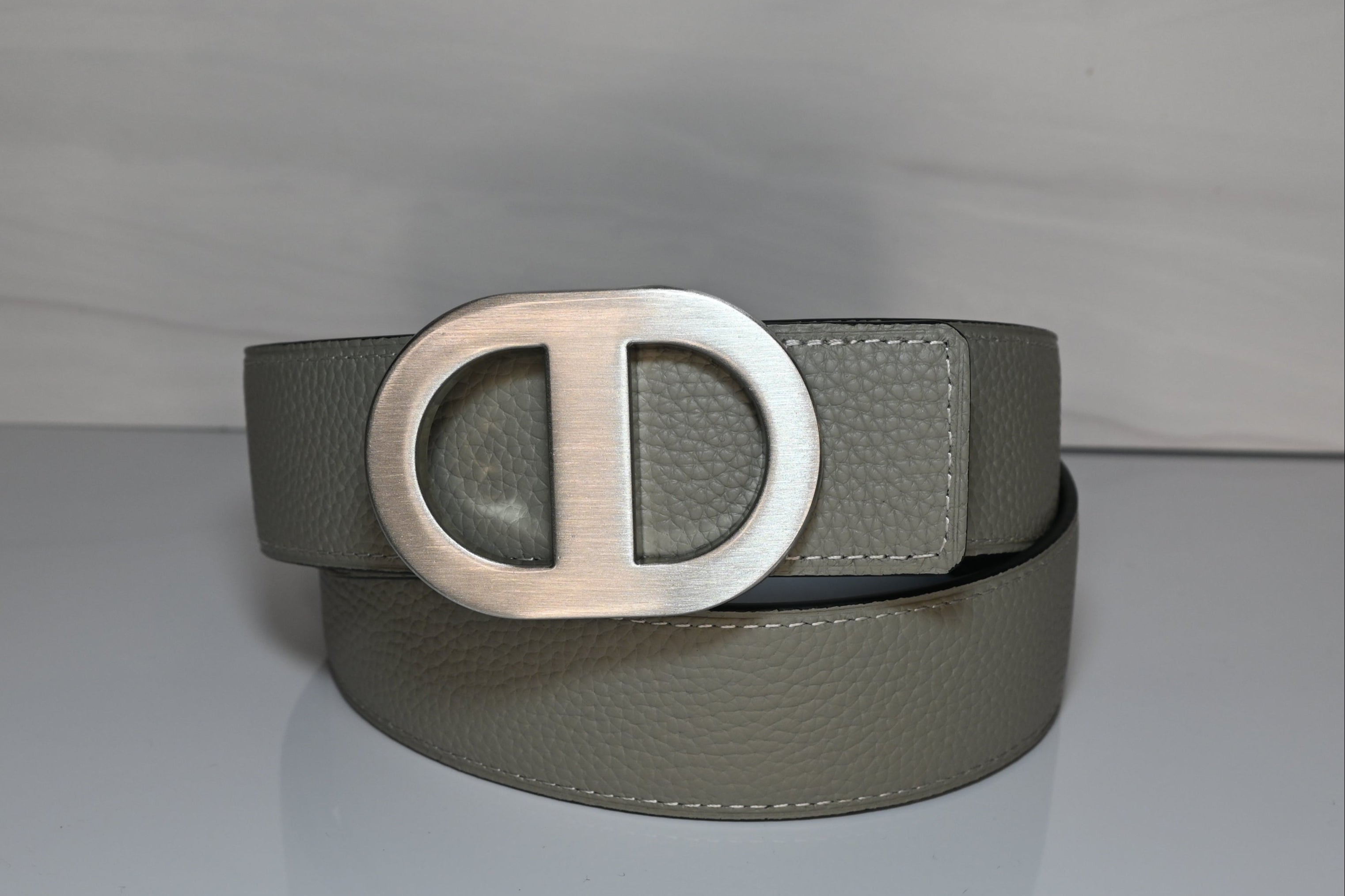 Dubois Cheval Audrey Reversible Leather Belt - Silver / Black - DUBOIS CHEVAL - Equiluxe Tack