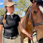 Dubois Cheval Audrey Reversible Leather Belt - Silver / Black - DUBOIS CHEVAL - Equiluxe Tack