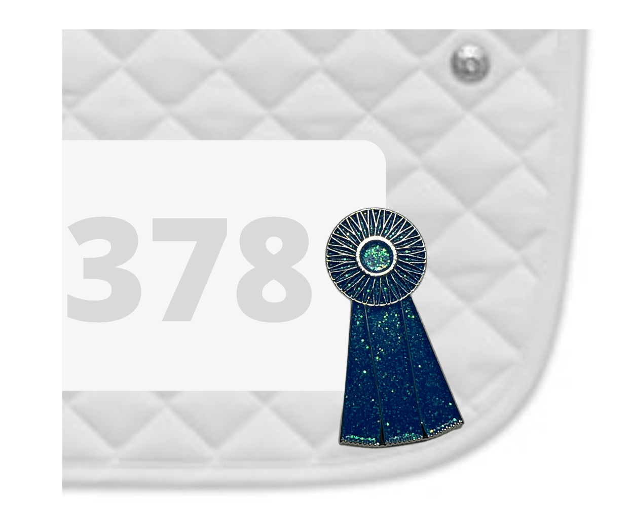 Dubois Cheval Blue Ribbon Number Pin Charm - DUBOIS CHEVAL - Equiluxe Tack