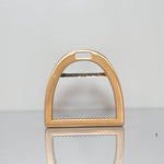 Dubois Cheval Brushed Gold Stirrup Buckle - DUBOIS CHEVAL - Equiluxe Tack