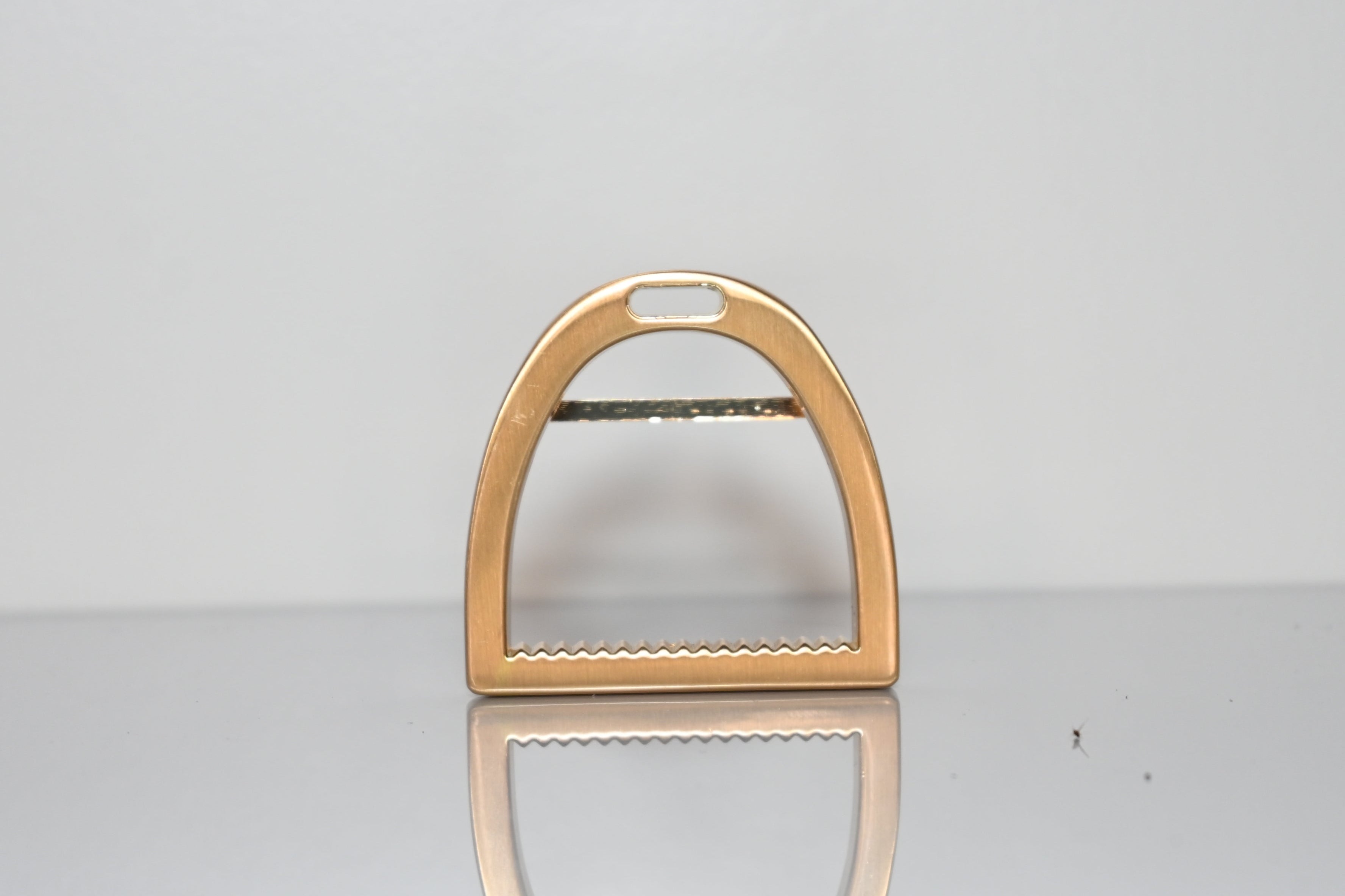 Dubois Cheval Brushed Gold Stirrup Buckle - DUBOIS CHEVAL - Equiluxe Tack