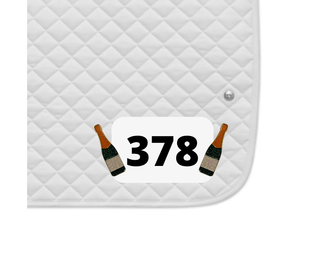 Dubois Cheval Champagne Celebration Number Pin Charm - DUBOIS CHEVAL - Equiluxe Tack