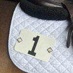 Dubois Cheval Double Clear Number Pin Charm - DUBOIS CHEVAL - Equiluxe Tack