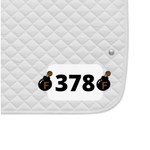 Dubois Cheval F Bomb Number Pin Charm - DUBOIS CHEVAL - Equiluxe Tack