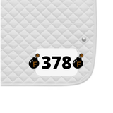 Dubois Cheval F Bomb Number Pin Charm - DUBOIS CHEVAL - Equiluxe Tack