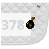 Dubois Cheval F Bomb Number Pin Charm - DUBOIS CHEVAL - Equiluxe Tack