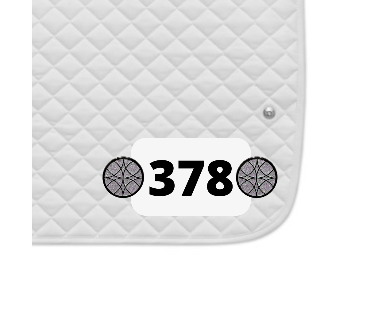 Dubois Cheval Fretwork Number Pin Charm - DUBOIS CHEVAL - Equiluxe Tack