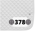 Dubois Cheval Fretwork Number Pin Charm - DUBOIS CHEVAL - Equiluxe Tack