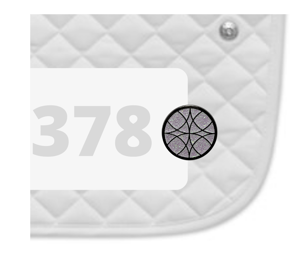 Dubois Cheval Fretwork Number Pin Charm - DUBOIS CHEVAL - Equiluxe Tack