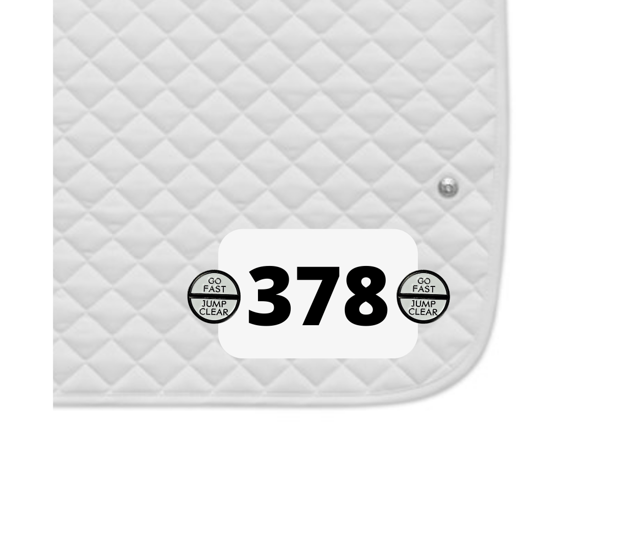 Dubois Cheval Go Fast & Jump Clear Number Pin Charm - DUBOIS CHEVAL - Equiluxe Tack