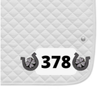 Dubois Cheval Horseshoe Clover Number Pin Charm - DUBOIS CHEVAL - Equiluxe Tack