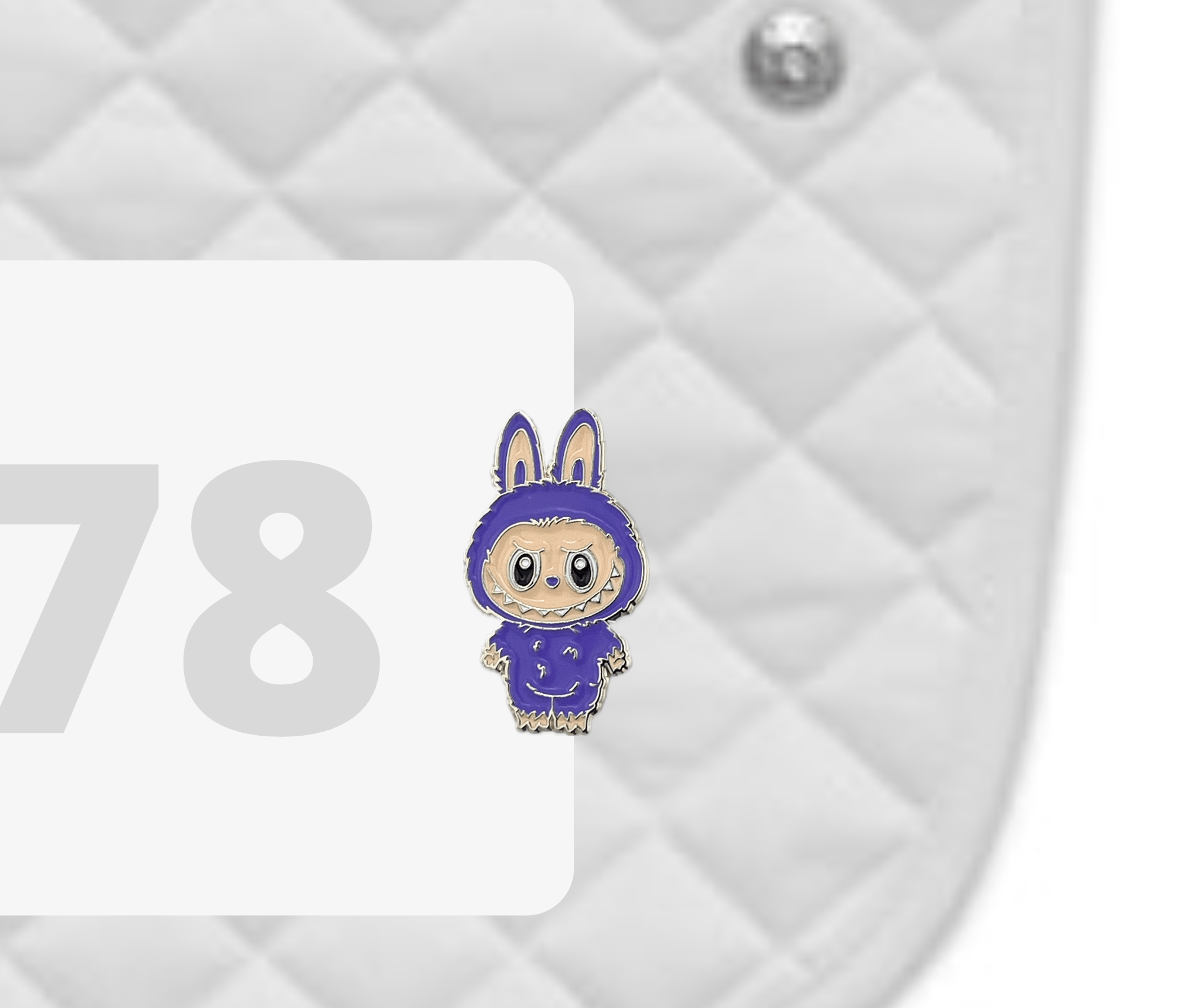 Dubois Cheval Labubu Number Pin Charm - DUBOIS CHEVAL - Equiluxe Tack