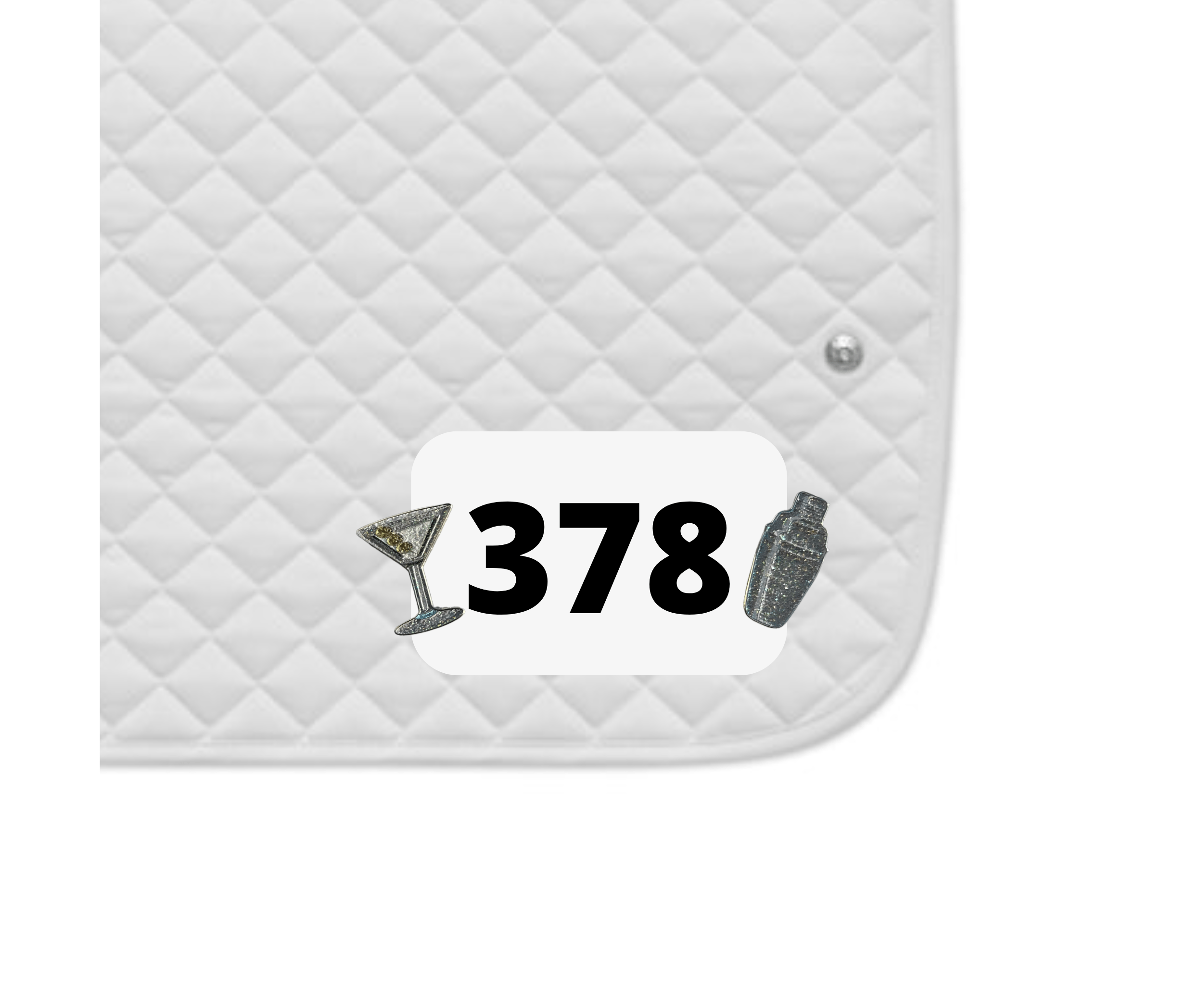 Dubois Cheval Martini & Shaker Number Pin Charms - DUBOIS CHEVAL - Equiluxe Tack