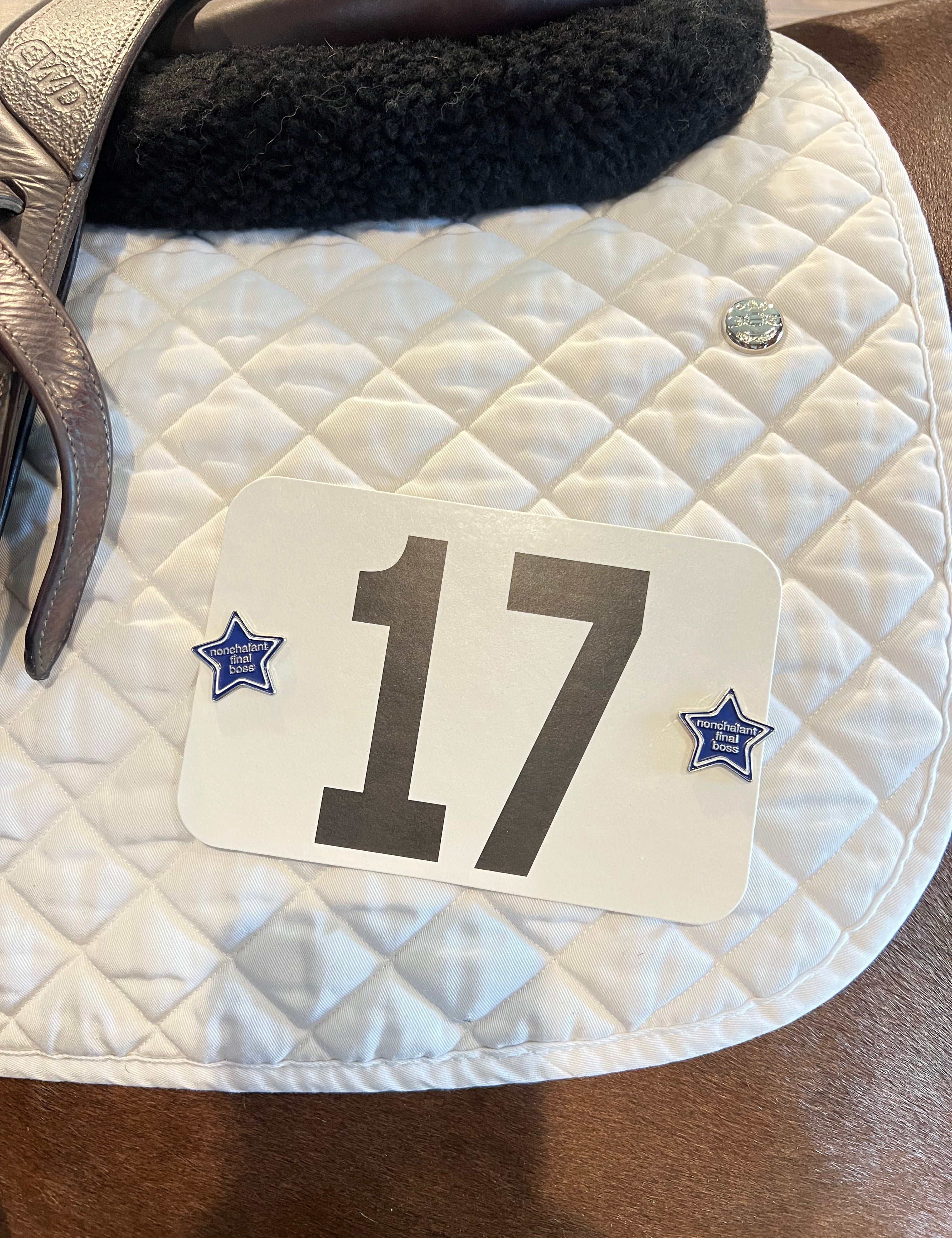 Dubois Cheval Nonchalant Final Boss Number Pin Charm - DUBOIS CHEVAL - Equiluxe Tack