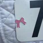 Dubois Cheval Pink Bow Number Pin Charm - DUBOIS CHEVAL - Equiluxe Tack