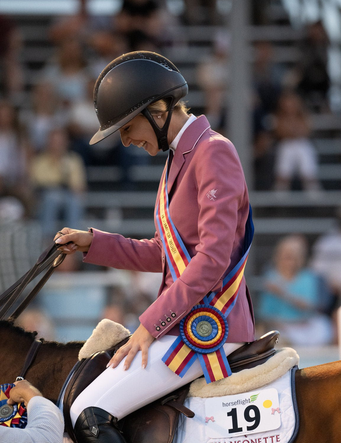 Dubois Cheval Pink Bow Number Pin Charm - DUBOIS CHEVAL - Equiluxe Tack