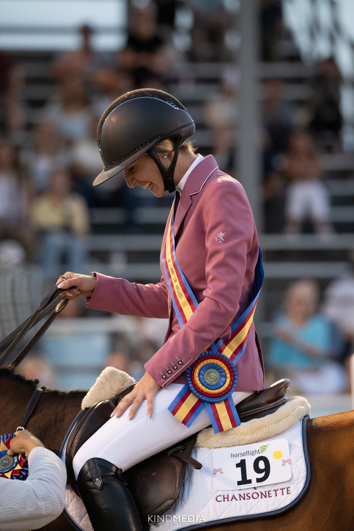 Dubois Cheval Pink Bow Number Pin Charm - DUBOIS CHEVAL - Equiluxe Tack