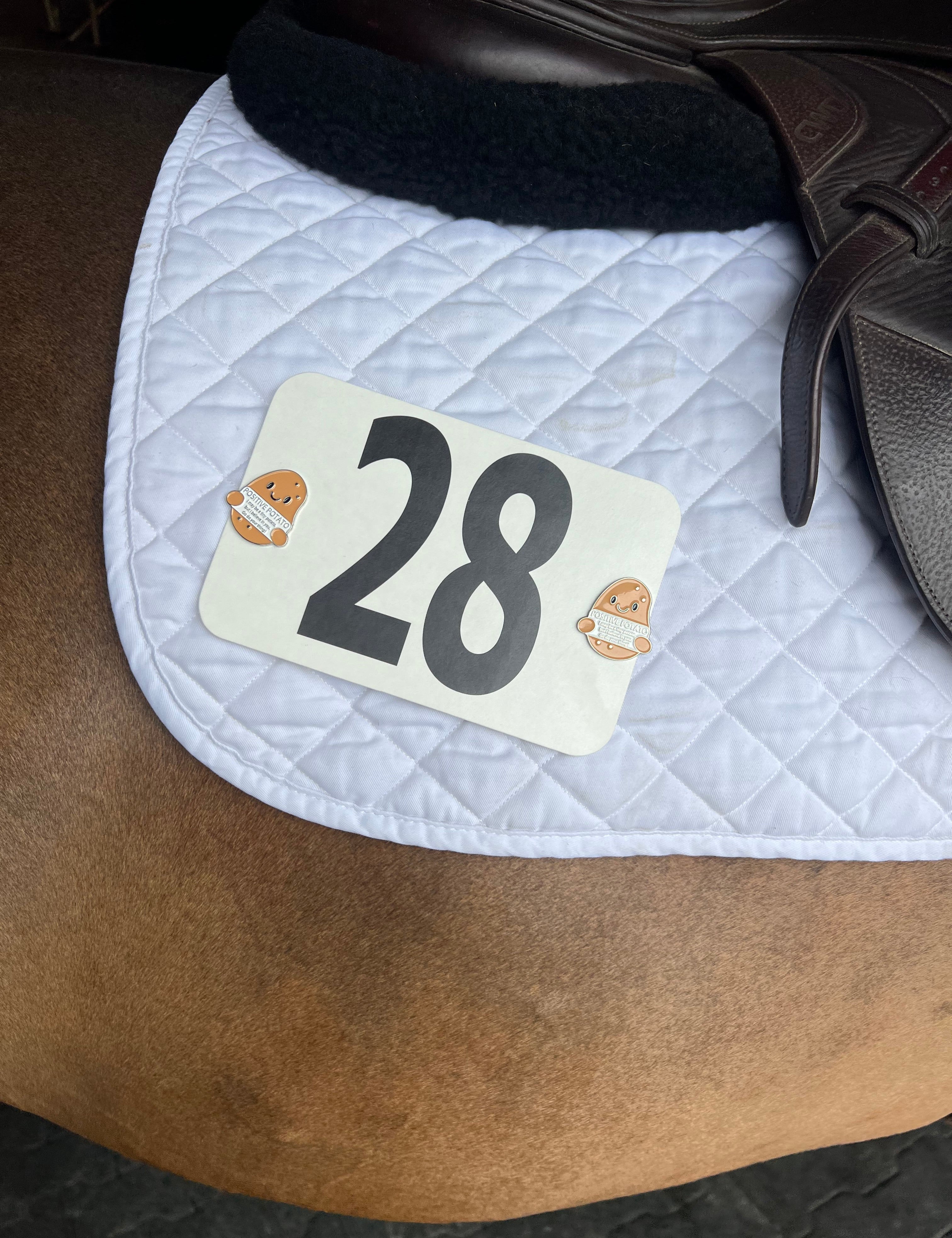 Dubois Cheval Positive Potato Number Pin Charms - DUBOIS CHEVAL - Equiluxe Tack