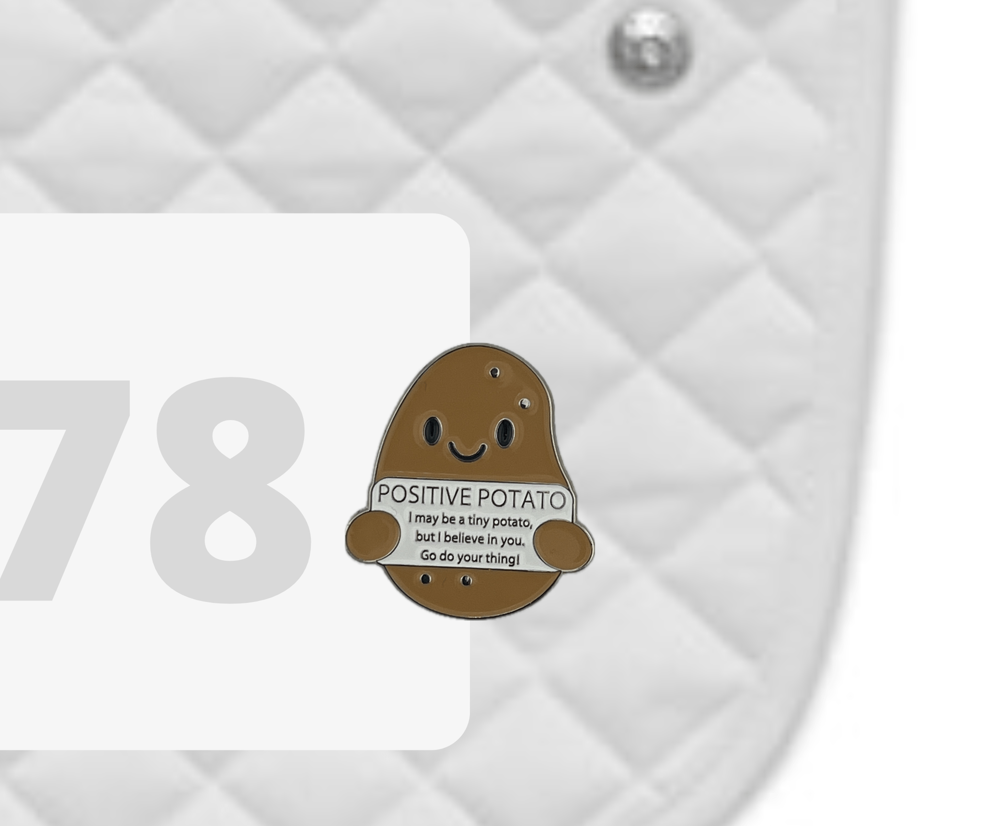 Dubois Cheval Positive Potato Number Pin Charms - DUBOIS CHEVAL - Equiluxe Tack