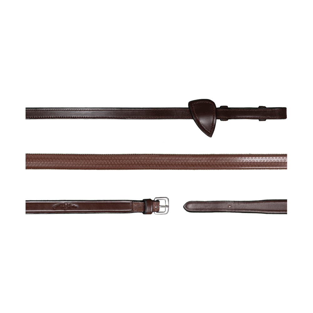 Dy'on 1/2" Rubber Reins New English Collection - Equiluxe Tack