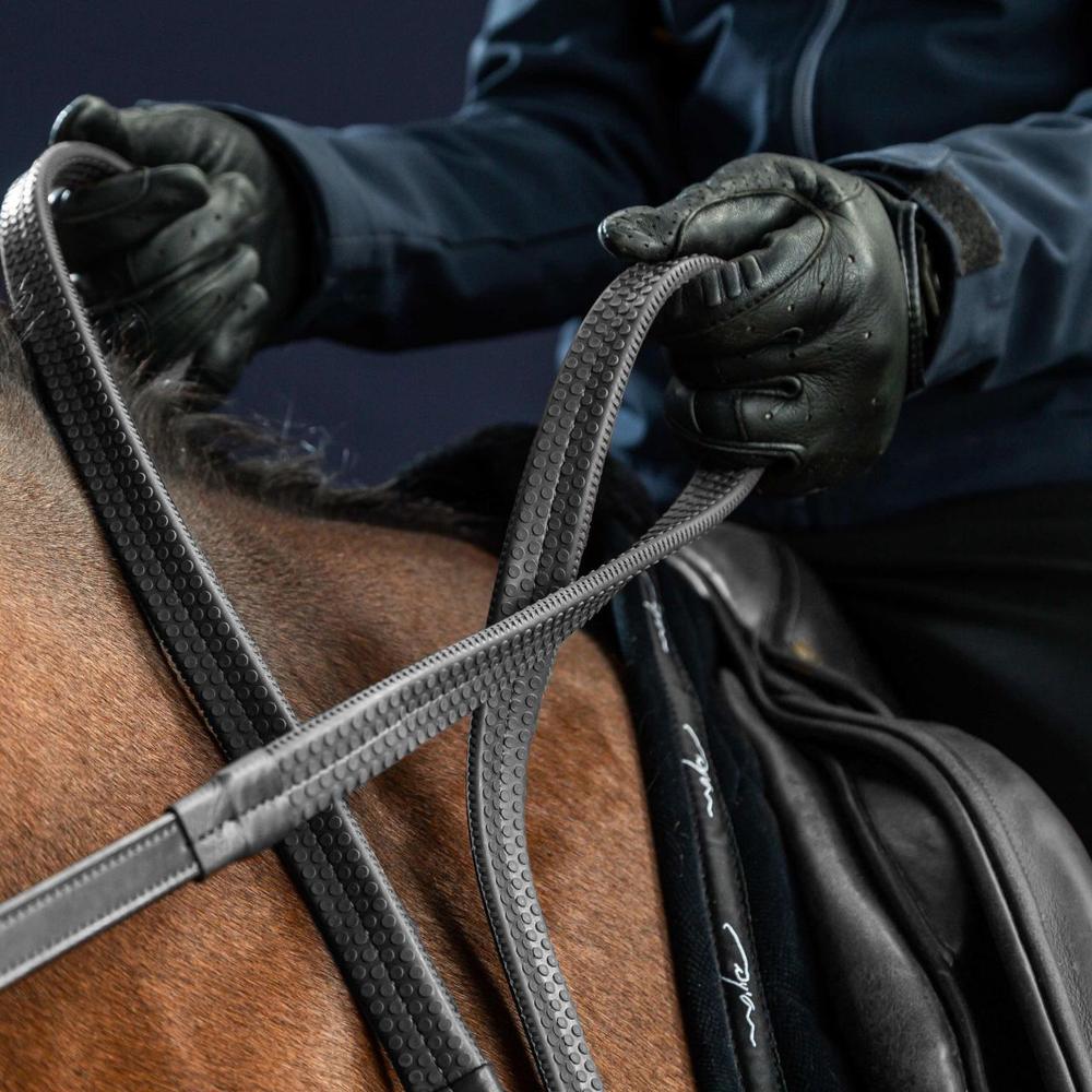 Dy'on 1/2" Rubber Reins New English Collection - Equiluxe Tack