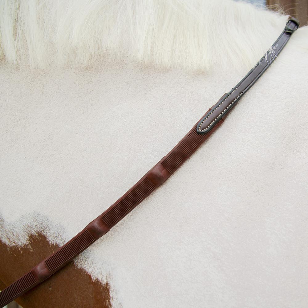 Dy'on 1/2" Rubber Reins with 7 Integrated Stops - Equiluxe Tack