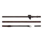 Dy'on 1/2" Rubber Reins with 7 Integrated Stops - Equiluxe Tack