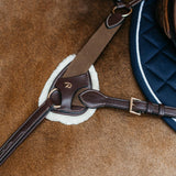 Dy'on 5 Points Breastplate Vegan Sheepskin Protection Pad - Equiluxe Tack