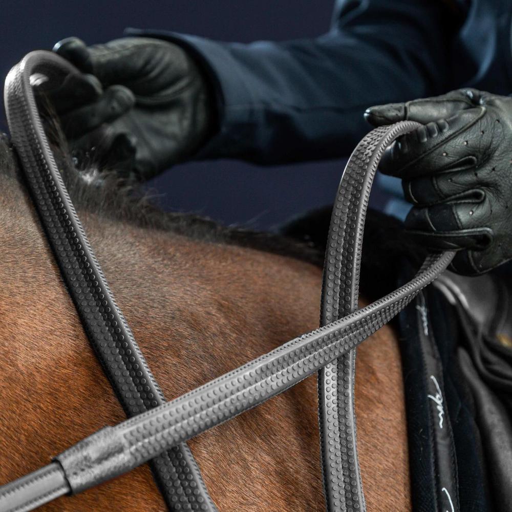Dy'on 5/8" Rubber Reins New English Collection - Equiluxe Tack