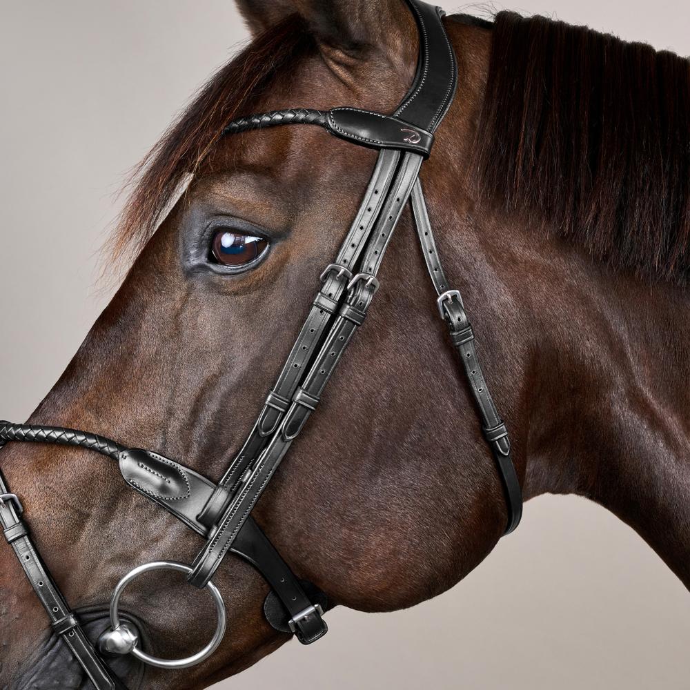 Dy'on Braided Noseband Bridle With Removable Flash - Equiluxe Tack
