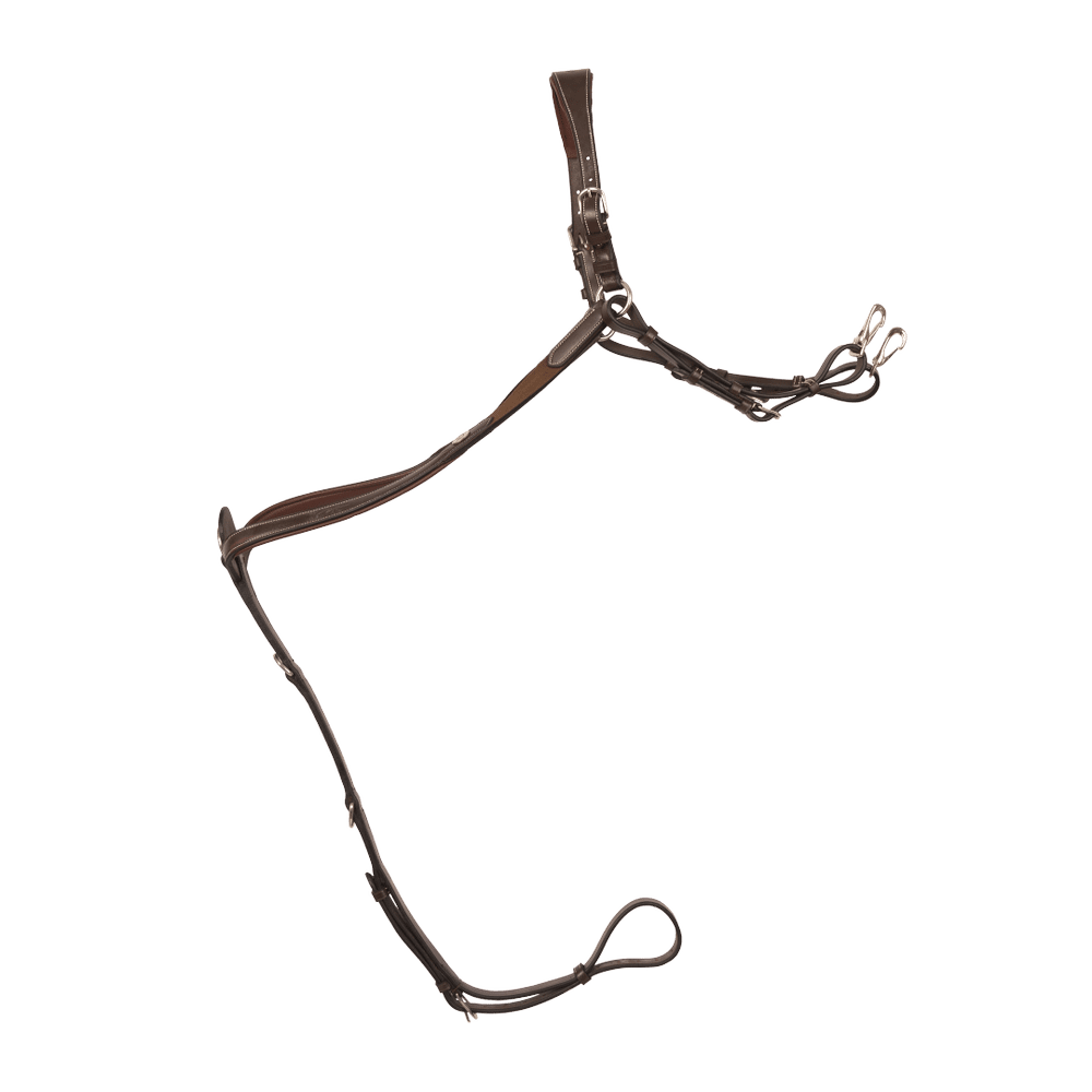 Dy'on Bridge Breastplate Buffalo Leather - Equiluxe Tack
