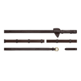 Dy'on Collection 5/8" Hunter Reins with 7 Leather Loops - Equiluxe Tack