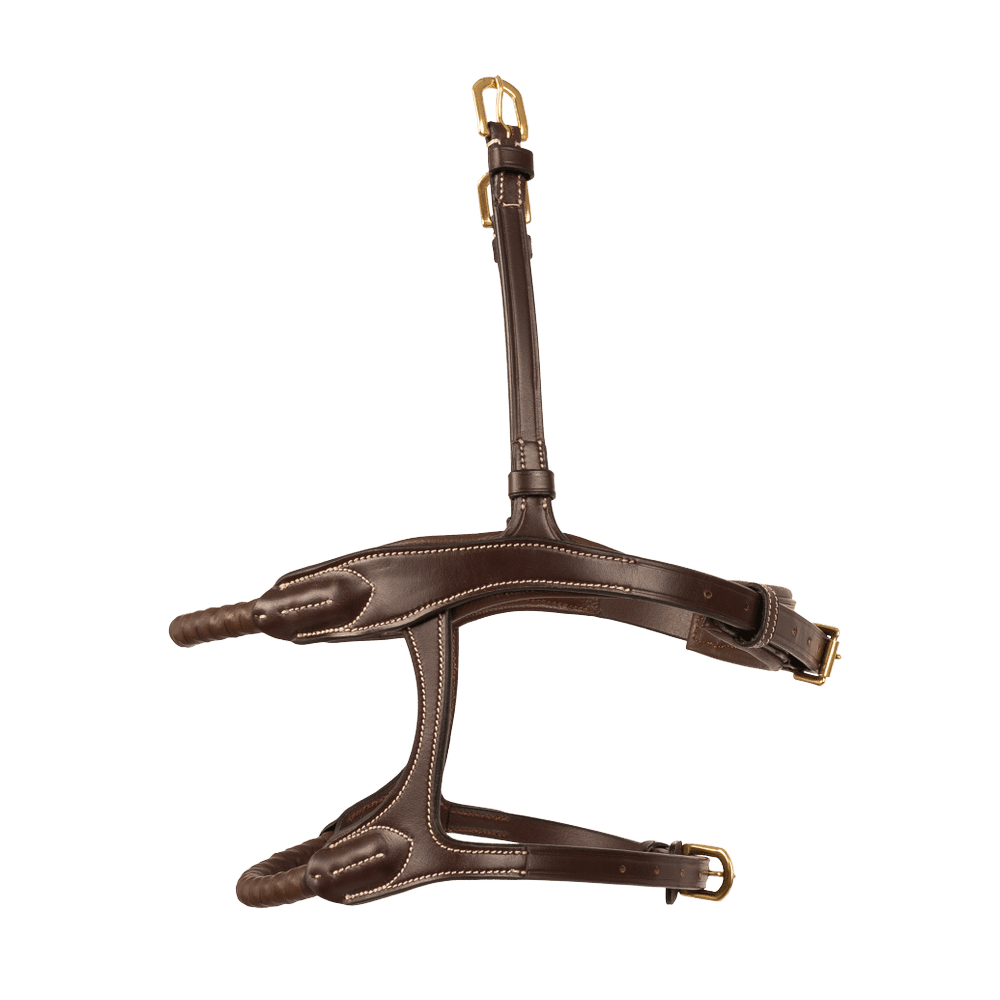 Dy'on Collection Double Rope Leather Covered Noseband - Equiluxe Tack