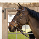 Dy'on Collection Double Rope Leather Covered Noseband - Equiluxe Tack