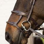 Dy'on Collection Double Rope Leather Covered Noseband - Equiluxe Tack
