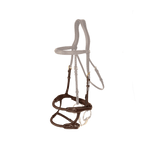 Dy'on Collection Double Rope Leather Covered Noseband - Equiluxe Tack