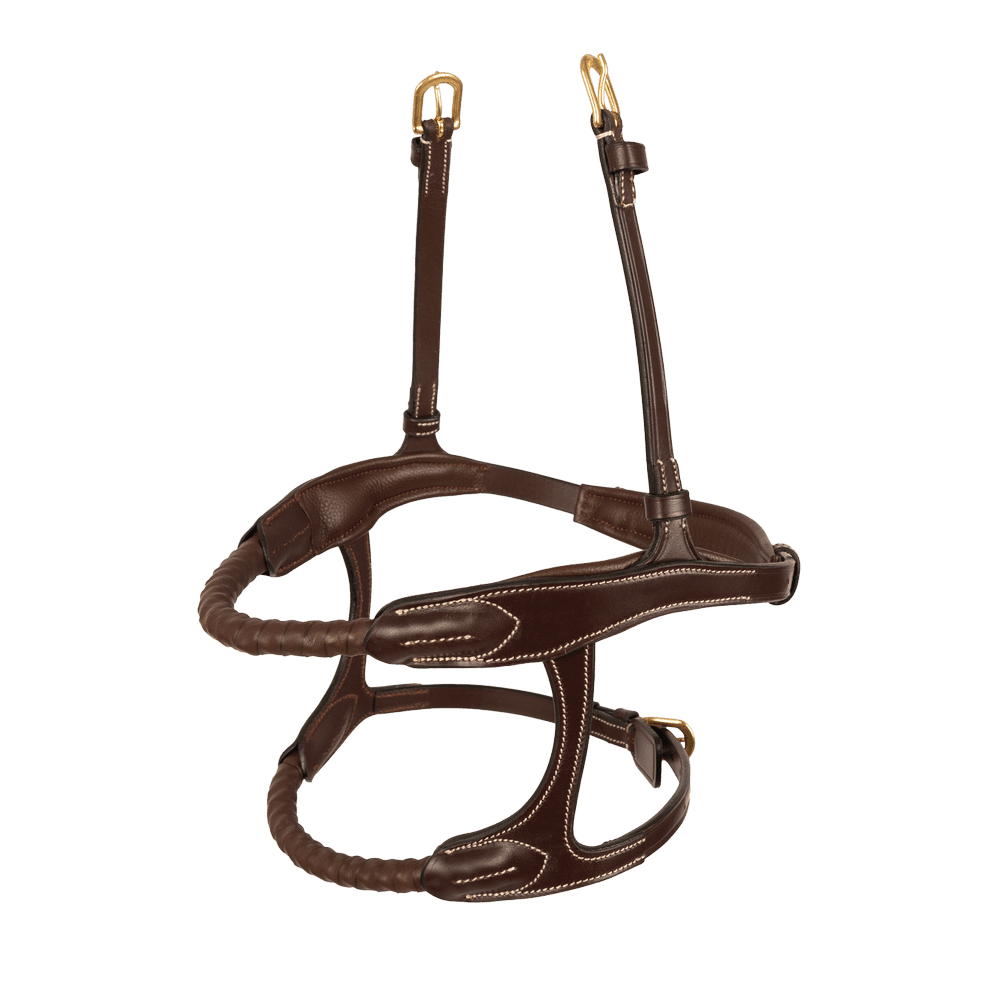 Dy'on Collection Double Rope Leather Covered Noseband - Equiluxe Tack