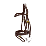 Dy'on Collection Plaited Flash Noseband Bridle Pull Back - Equiluxe Tack