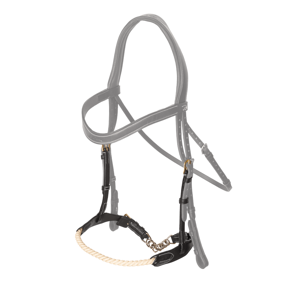 Dy'on Collection Rope Noseband with Chain - Equiluxe Tack