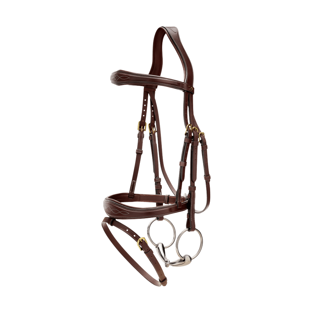 Dy'on D Collection Anatomic Flash Noseband Bridle - Equiluxe Tack