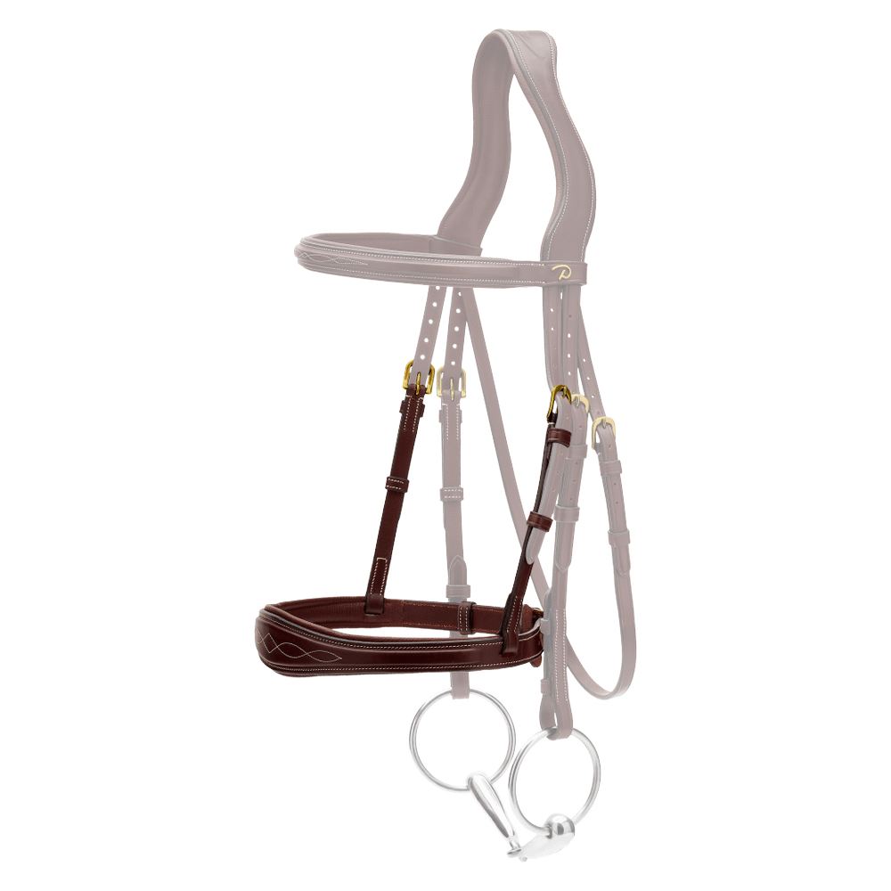 Dy'on D Collection Anatomic Noseband Without Flash - Equiluxe Tack