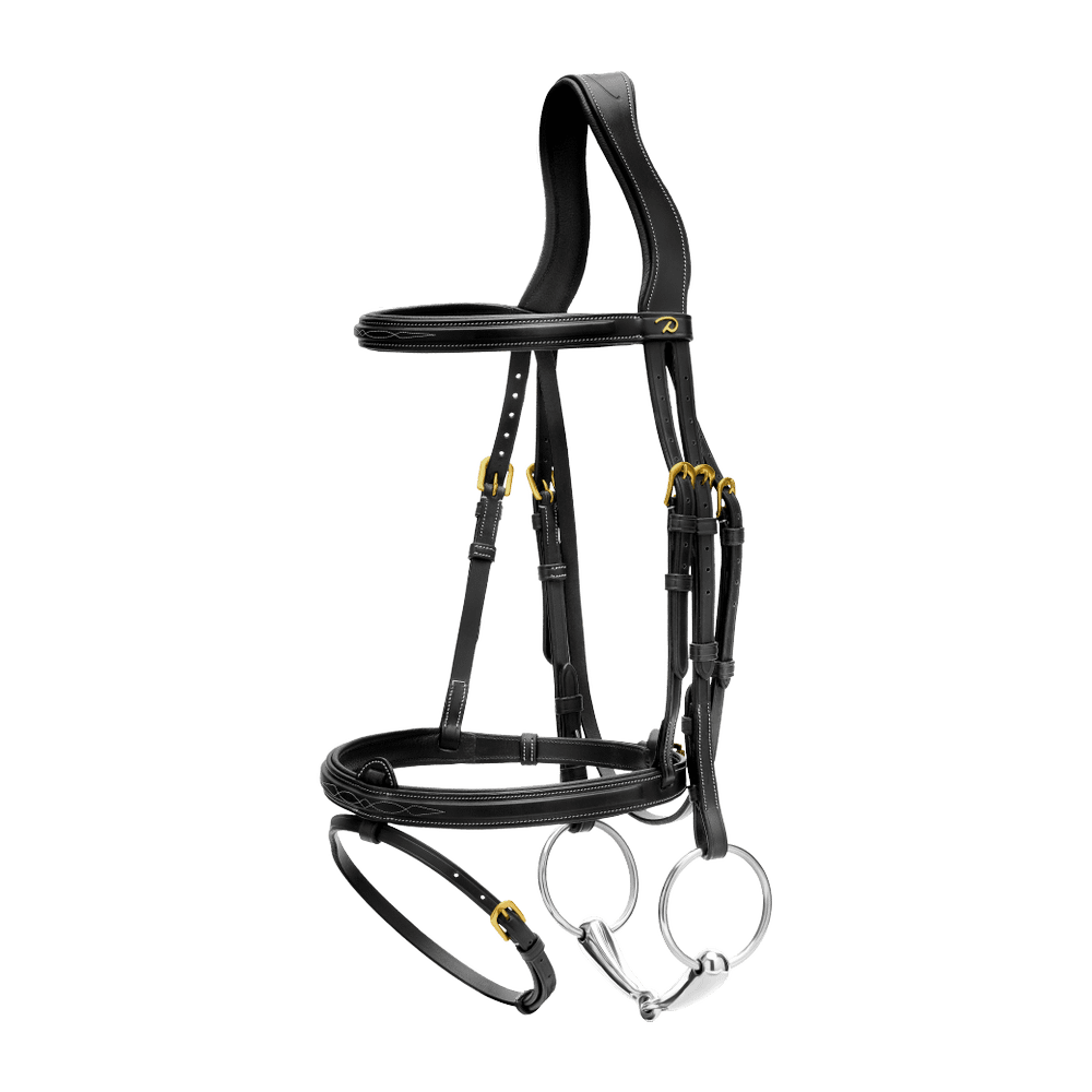 Dy'on D Collection Flash Noseband Bridle - Equiluxe Tack