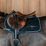 Dy'on Diamond Saddle Pad Jumping - Black - Dy'on - Equiluxe Tack