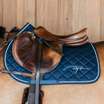 Dy'on Diamond Saddle Pad Jumping - Navy - Dy'on - Equiluxe Tack
