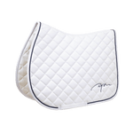 Dy'on Diamond Saddle Pad Jumping - White - Dy'on - Equiluxe Tack