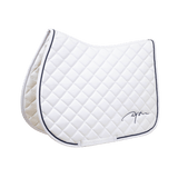 Dy'on Diamond Saddle Pad Jumping - White - Dy'on - Equiluxe Tack